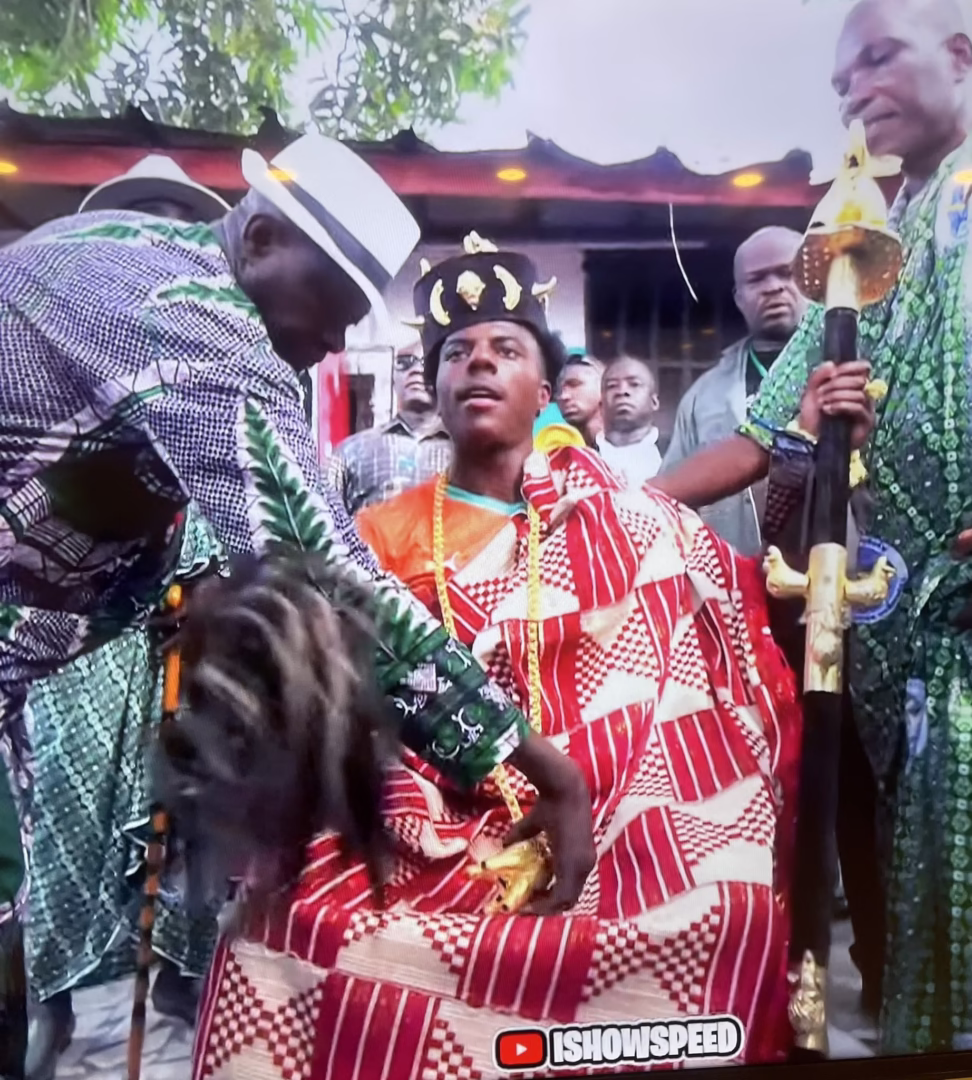 iShowSpeed crowned honorary king in Ivory Coast