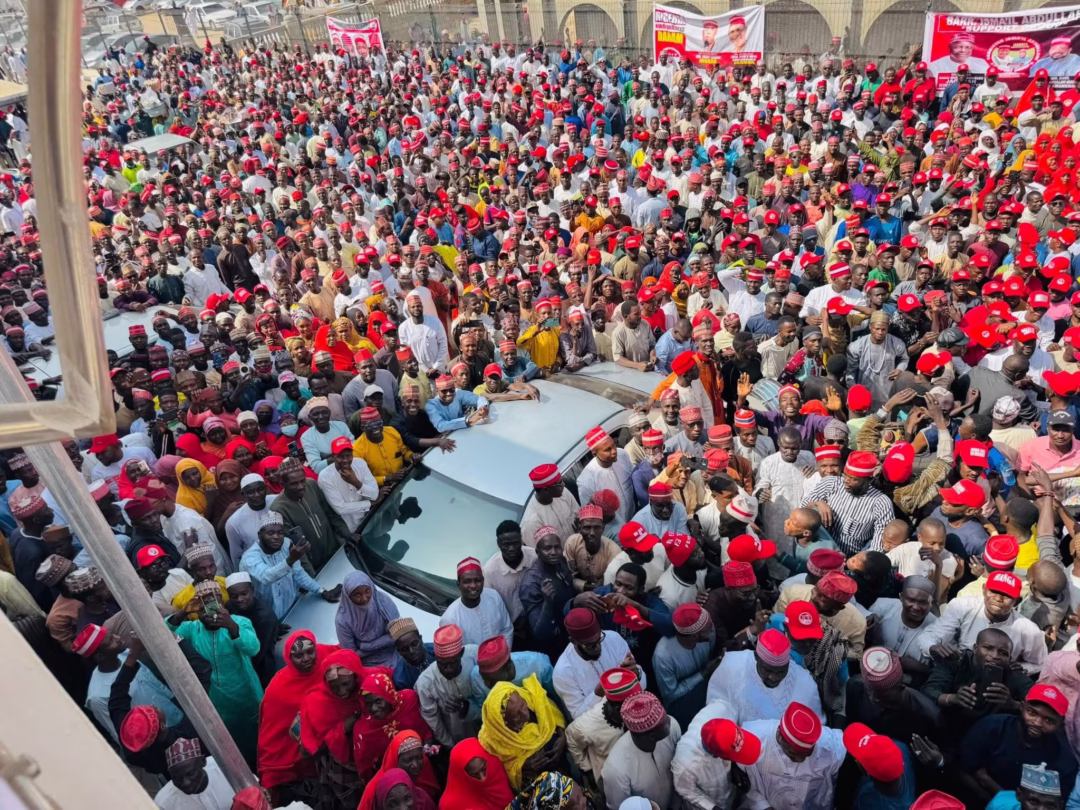 Thousands Rally for Kwankwaso in Kano After Governor Abba Yusuf Exits NNPP