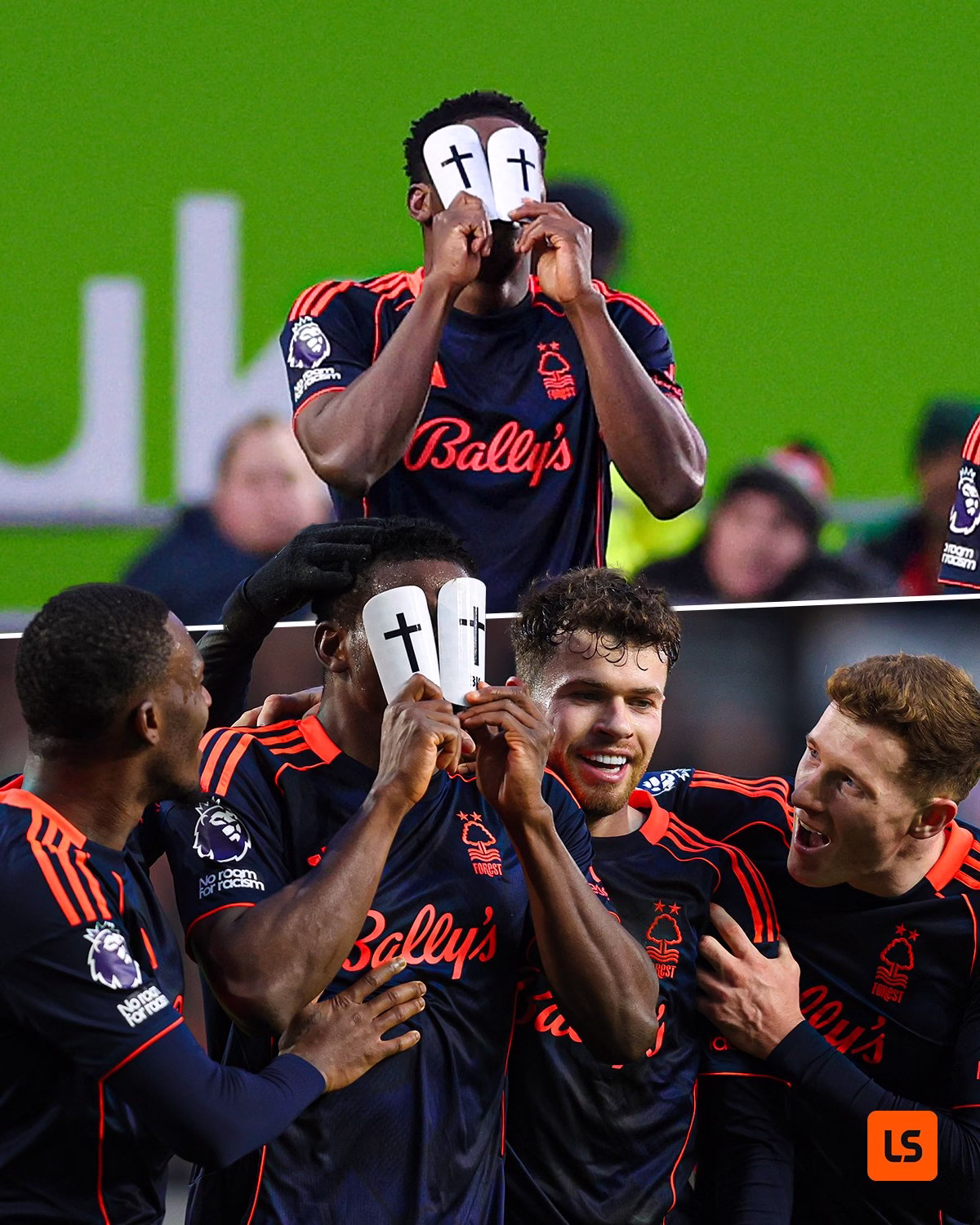 Super Eagles striker Taiwo Awoniyi made an emotional return to the scoresheet on Sunday, scoring his first goal since his recovery as Nottingham Forest defeated Brentford 2–0 in an English Premier League (EPL) fixture at the Gtech Community Stadium. Awoniyi netted Forest’s second goal of the encounter, ending a long wait for a goal that stretched back to February 11, 2025, when he last found the net against Exeter City in the FA Cup. The 28-year-old forward showcased his strength and composure as he latched onto a long ball, weaved past a defender inside the penalty area, and calmly placed a low shot into the bottom corner to seal the victory. Visibly emotional, Awoniyi celebrated the goal by pointing to the cross symbols etched on his shin pads, a moment that resonated deeply with fans and teammates. The Nigerian striker endured a difficult year after suffering a serious abdominal injury following a collision with a goalpost in May. The injury was severe enough to require Awoniyi to be placed in an induced coma briefly during his recovery, raising concerns about his footballing future at the time. His return to full fitness and goal-scoring form marks a significant milestone in his career. Awoniyi’s goal not only secured all three points for Nottingham Forest but also served as a powerful personal statement of resilience and determination, reaffirming his importance to both club and country as the Premier League season continues.