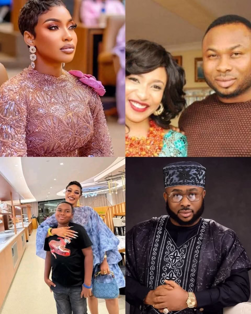 Tonto Dikeh Makes Peace With Ex-Husband Churchill Olakunle After 10 Years