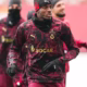 Victor Osimhen joins training with team mates ahead of Galatasaray's crucial Champions League game against Atletico Madrid.