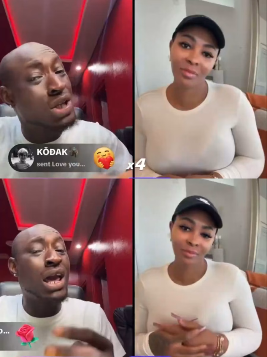Carter Efe and Sandra Benede trend online after a hilarious live session filled with playful banter and viral moments.