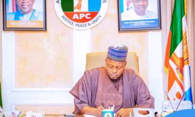 Nentawe Yilwatda and Ajibola Basiru emerge as APC National Chairman and Secretary at the party’s 2026 convention in Abuja attended by top leaders.