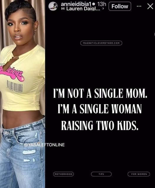 I’m Not a Single Mum – Annie Idibia Speaks Amid Separation from 2Baba