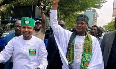 ADC Crisis: Nafiu Bala Gombe Protests at INEC, Challenges David Mark Leadership