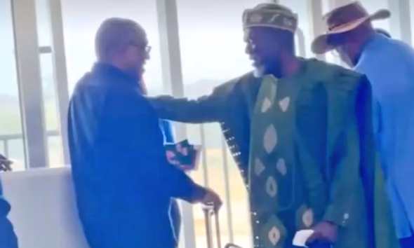 Reno Omokri Greets Peter Obi at Abuja Airport Amid 2027 Election Talk, Sparks Online Debate