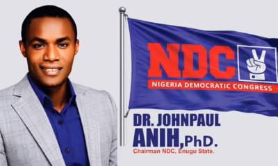 Enugu NDC Crisis: Johnpaul Anih Vows Court Action Over ‘Fake Chairman’ Claims