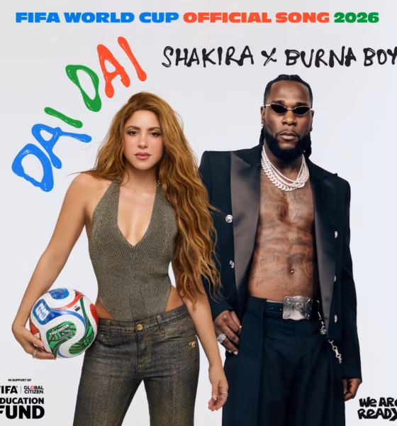 Shakira & Burna Boy Donate “Dai Dai” Proceeds to FIFA Global Citizen Education Fund