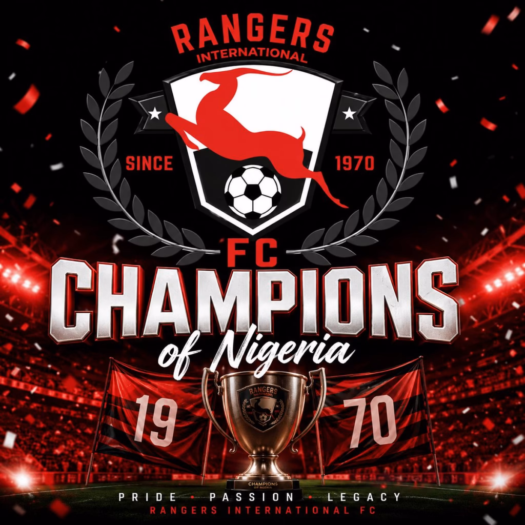 Rangers Crowned Nigeria Premier Football League Champions