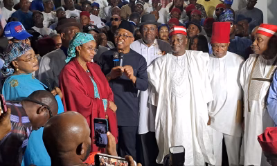 Breaking: Peter Obi, Kwankwaso Join NDC, Arrive Secretariat With NASS Members