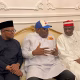 Peter Obi and Rabiu Kwankwaso at NDC headquarters Abuja