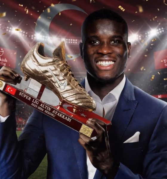 Paul Onuachu wins the Turkish League Golden Boot with 22 goals
