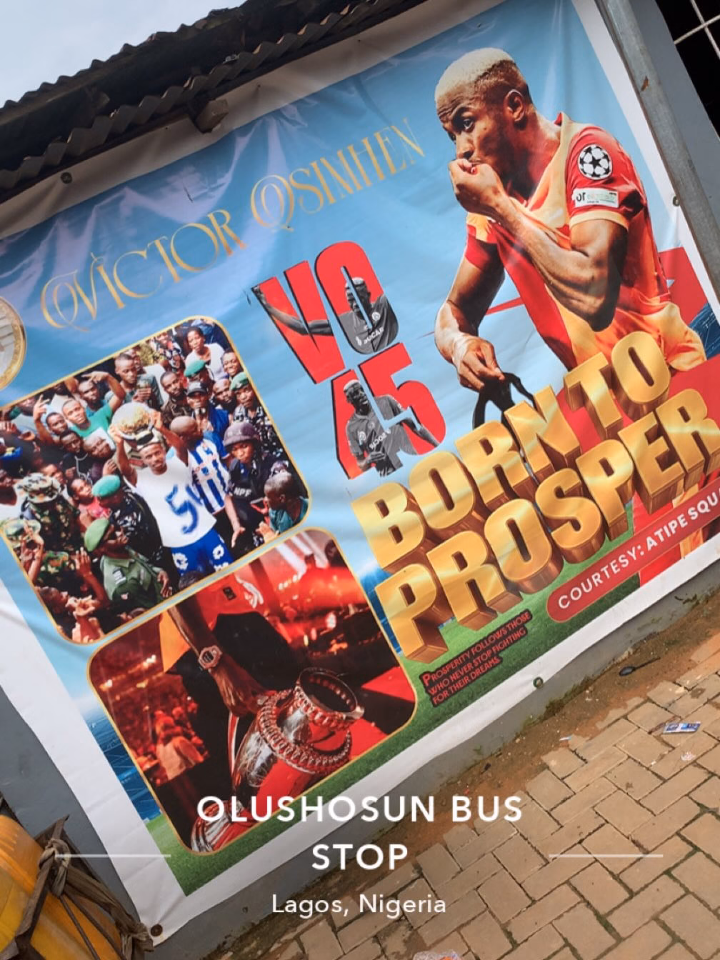 Victor Osimhen Returns to Olusosun, Lagos Where His Football Journey Began