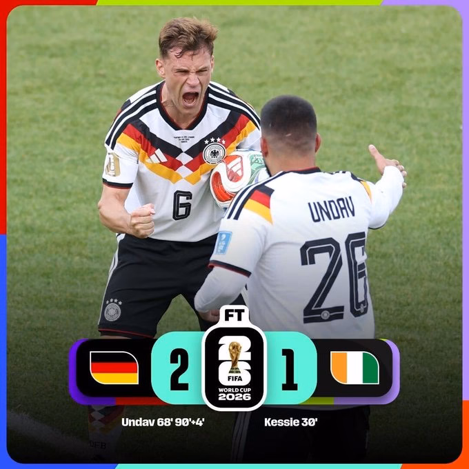 Germany Come From Behind to Beat Ivory Coast 2-1 and Reach World Cup Knockout Stage