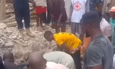 One Dead, Three Rescued as Three-Storey Building Under Construction Collapses in Kano
