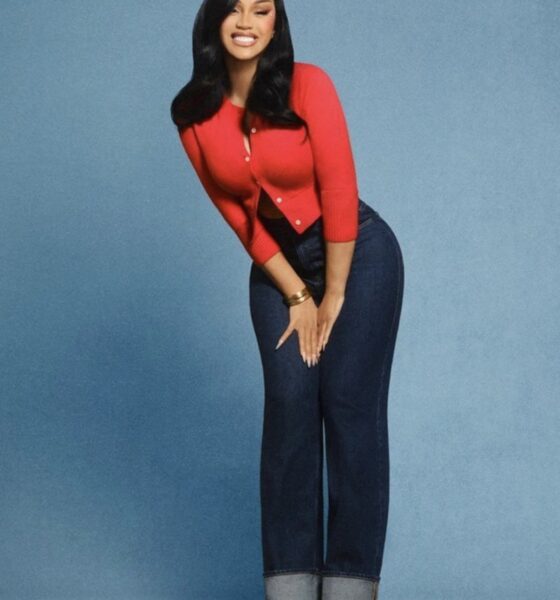 Cardi B poses in Old Navy's Most Wanted Denim campaign promoting the Fall 2026 collection.
