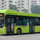 A Volvo B5LH bus in Singapore. Swedish transport companies are scheduled to explore smart mobility opportunities in the city during Urban Mobility Days in November. File photo: Enthu2608/Wikimedia Commons.