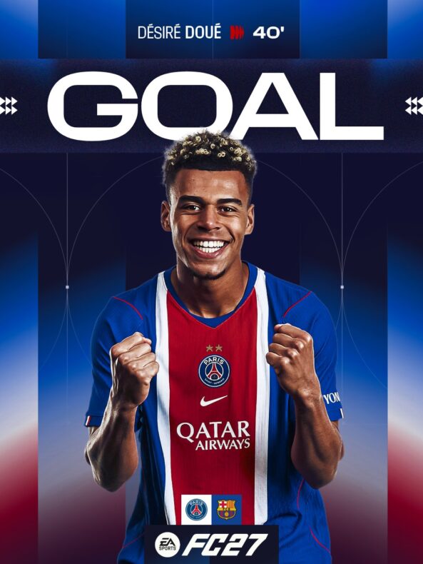 ⏱️ 40' PSG opens the scoring just before halftime and what an inspiration!! 😮‍💨